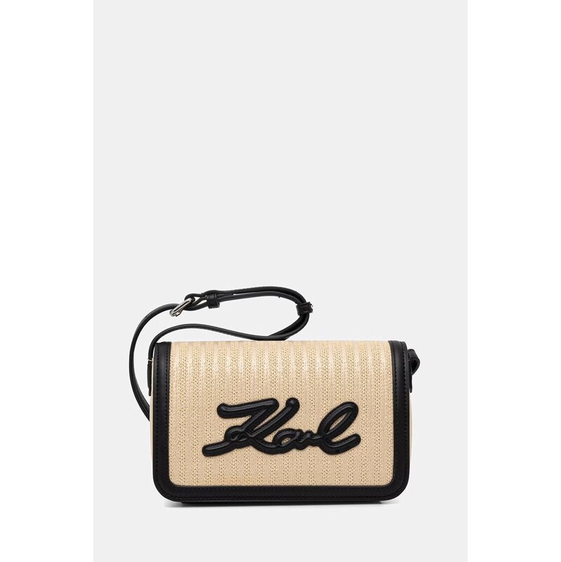 Karl Lagerfeld crossbody kabelka dámská z pletenky K/SIGNATURE