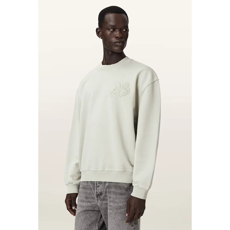 AllSaints oversize mikina pánská bavlněná INSIGNIA