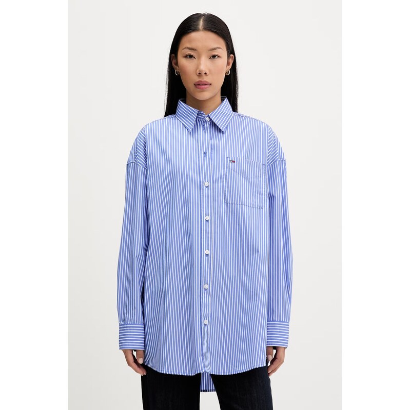 Tommy Jeans košile dámská bavlněná 115585763