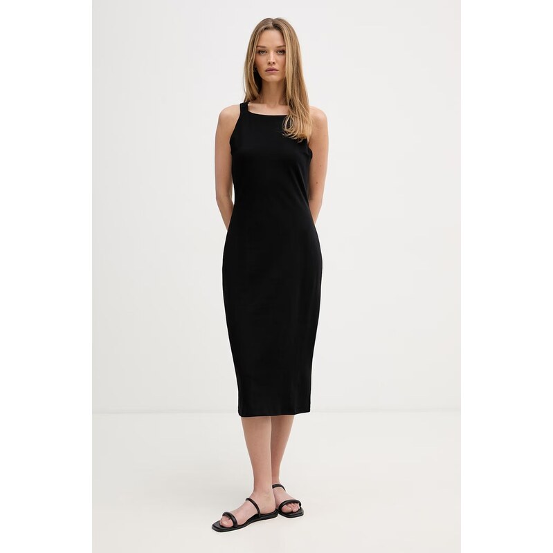 DKNY šaty bavlněné s elastanem 115585849