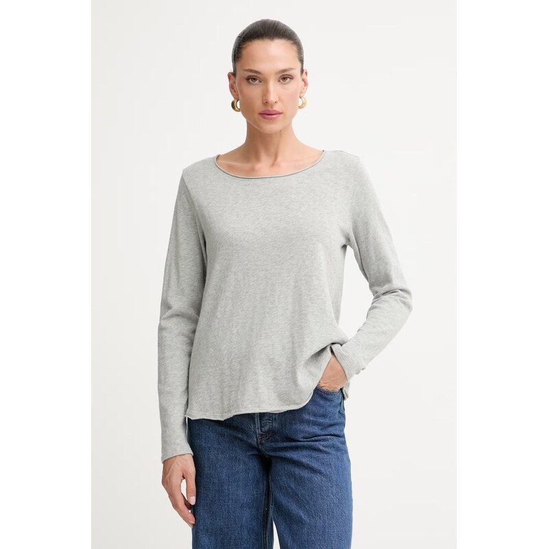 Marc OPolo tričko s dlouhým rukávem dámské bavlněné DENIM 115585891