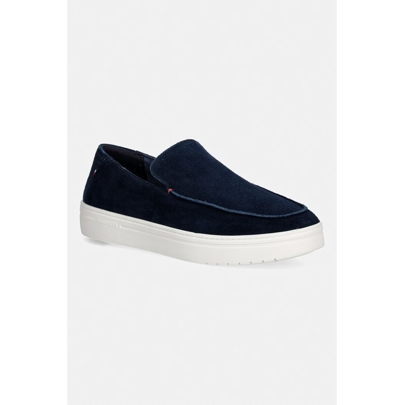 Tommy Hilfiger mokasíny pánské semišové MODERN LIGHT SUEDE