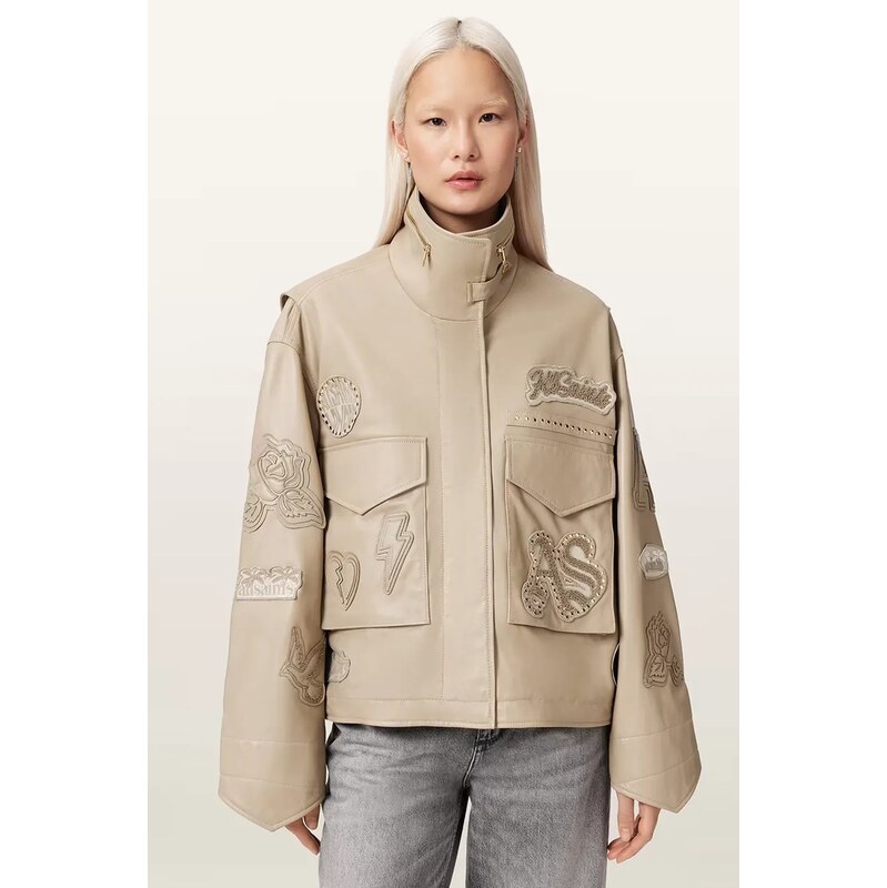 AllSaints kožená dámská CLAY 115586045