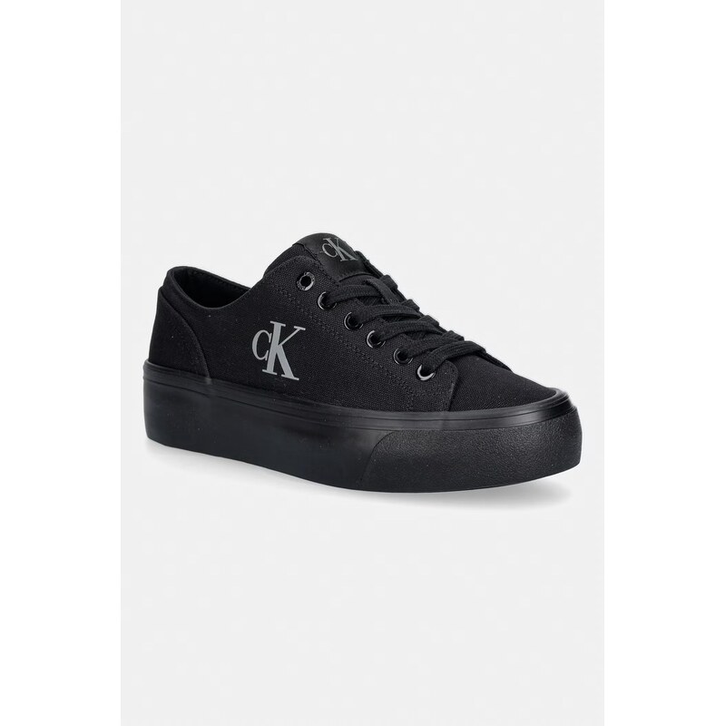 Calvin Klein VULC FLATFORM LOW CANVAS MG tenisky dámské