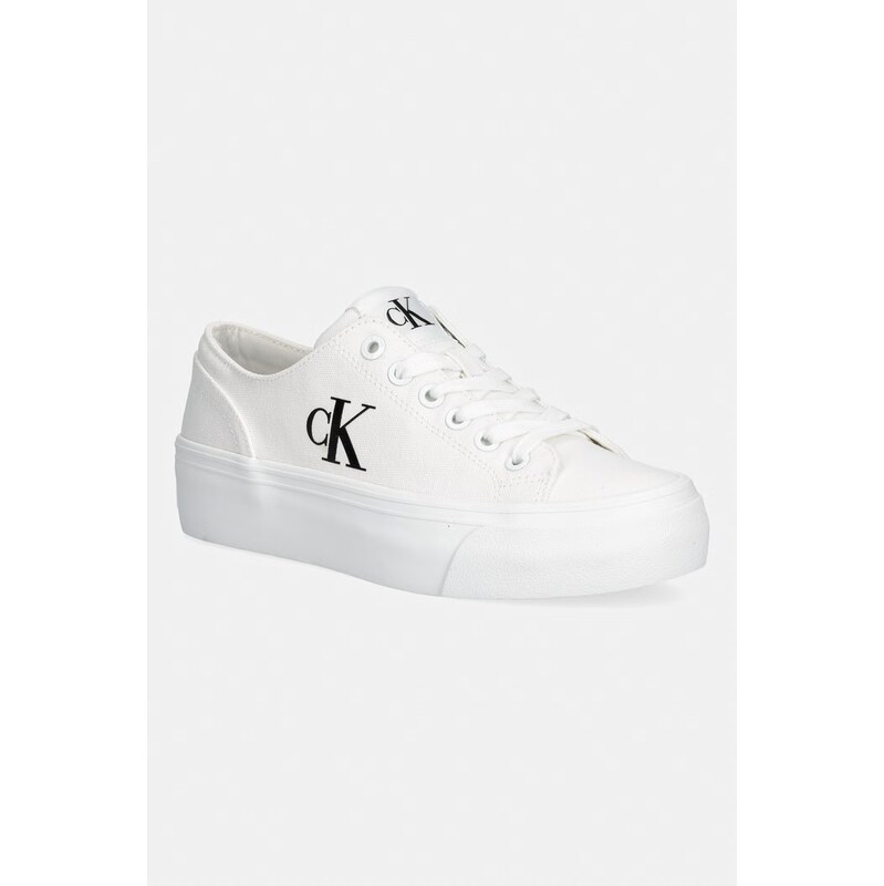 Calvin Klein VULC FLATFORM LOW CANVAS MG tenisky dámské