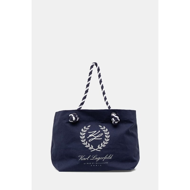 Karl Lagerfeld tote taška dámská bavlněná K/HOTEL 115586097