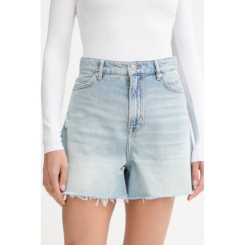 BOSS Orange šortky dámské džínové C SHORTS 115605700