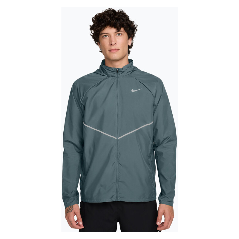 Pánská běžecká bunda Nike Miler Repel UV mineral slate