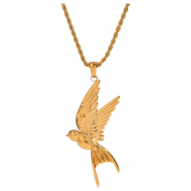 ELENYS Aqualis Drops – pozlacený náhrdelník 18K žluté zlato 115586844