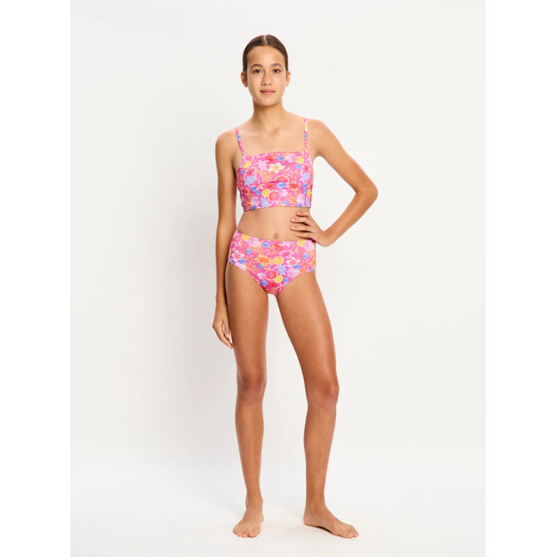 Dívčí menstruační plavky Modibodi Teen Swimwear Hi Waist Bikini