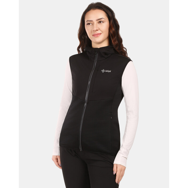 Dámská softshellová outdoorová vesta Kilpi ENIA-W černá 115587394