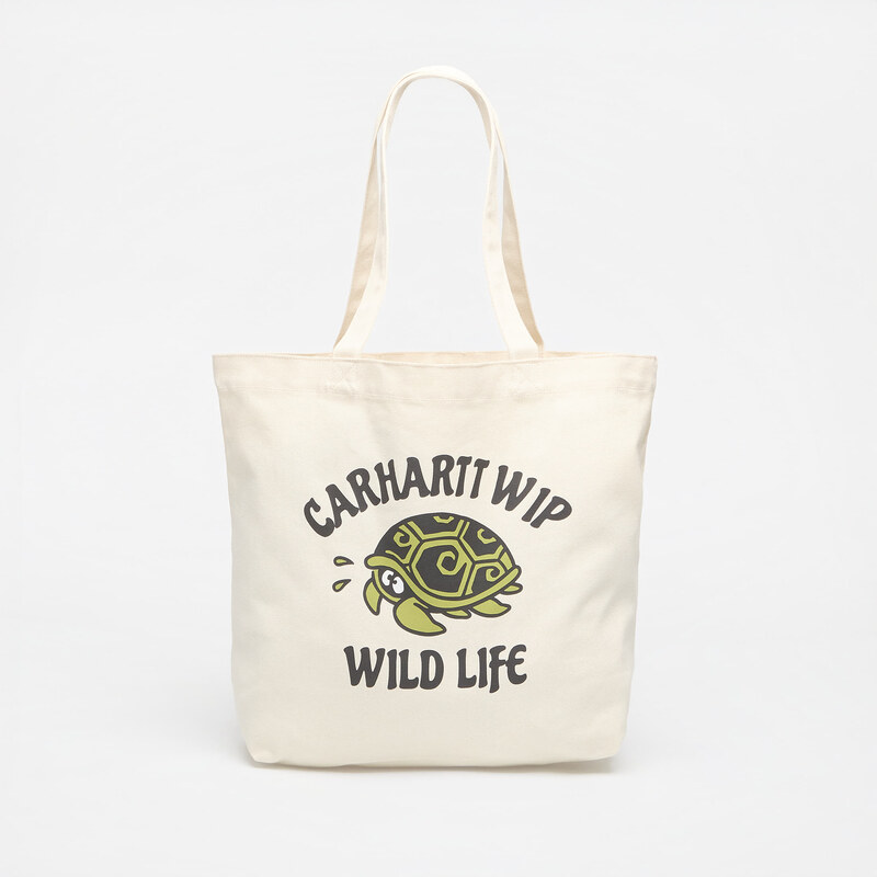 Taška Carhartt WIP Canvas Graphic Tote Wild Life Print/ Natural