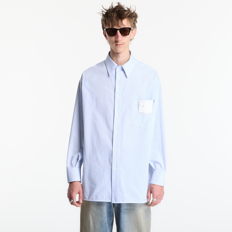 MM6 Maison Margiela Košile MM6 Long-Sleeved Shirt Blue 46