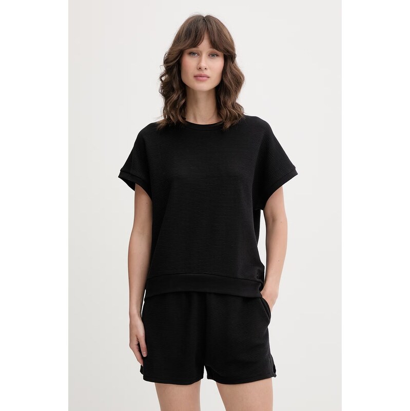 BOSS loungwear tričko dámské s lyocellem BB TEXTURE_Top