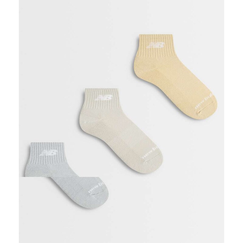 New Balance 3 pack ankle sock in neutral-Multi