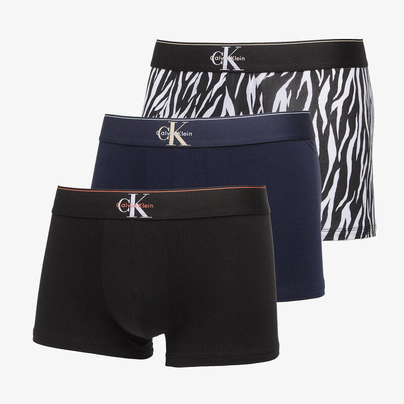 Boxerky Calvin Klein Trunk 3-Pack Blue L