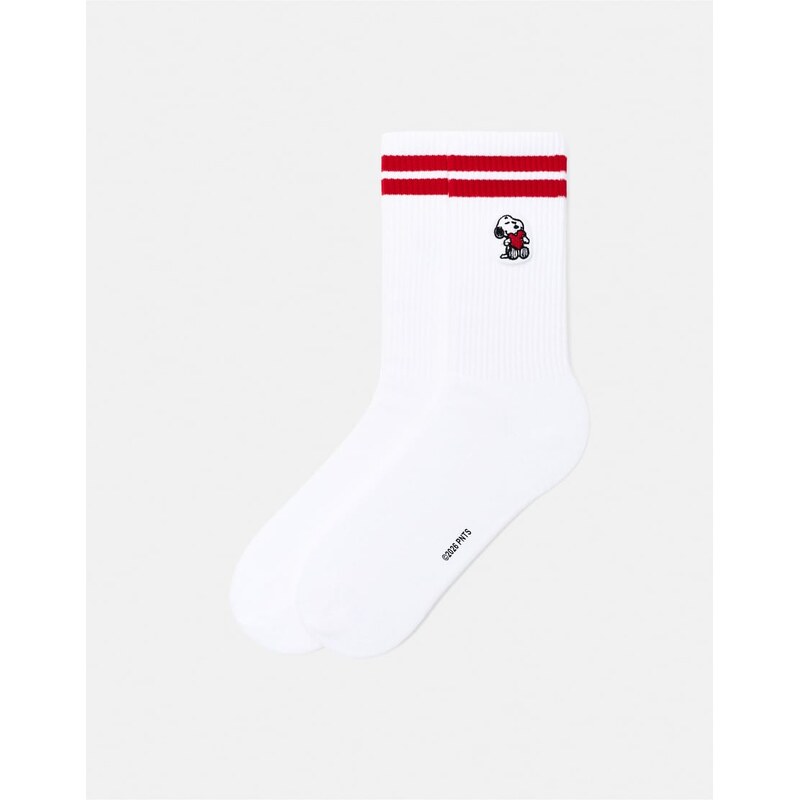 Pull&Bear Peanuts sports socks in red 115589947