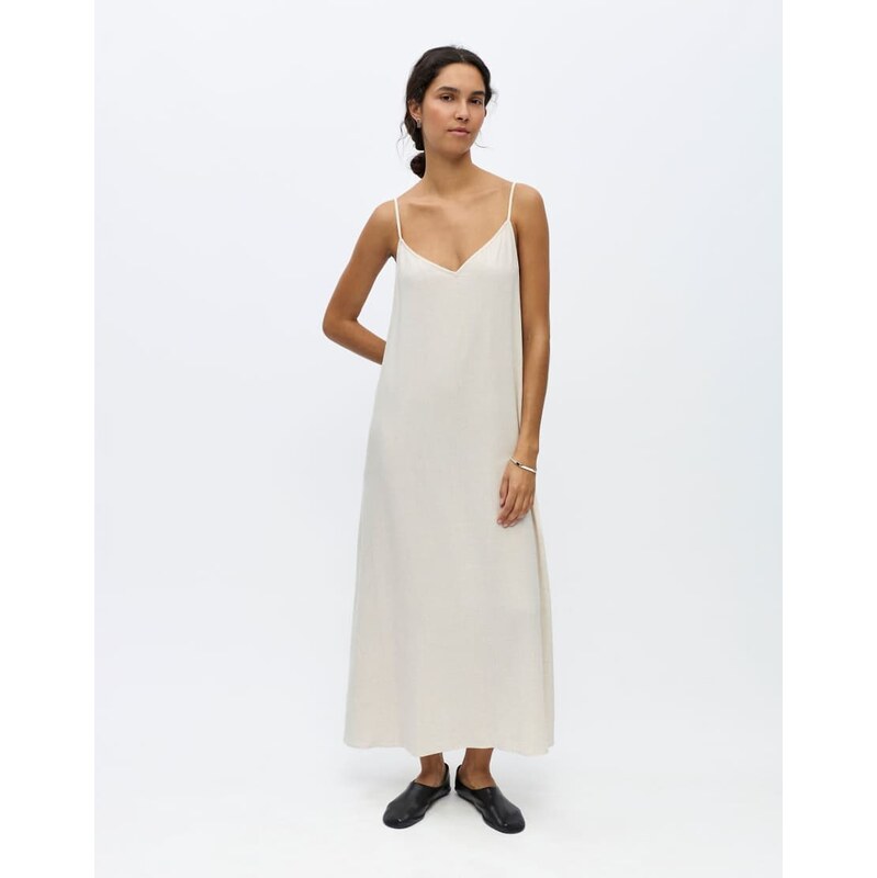Object Maxi dress in sandshell-White 115589956