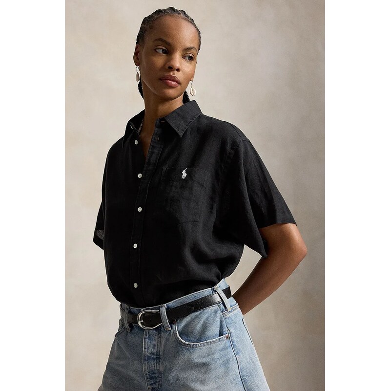 Polo Ralph Lauren košile dámská lněná 115589369