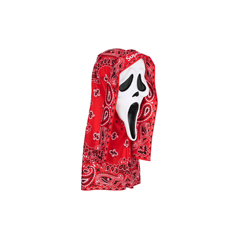 Supreme Ghostface Bandana Mask Red 115531289