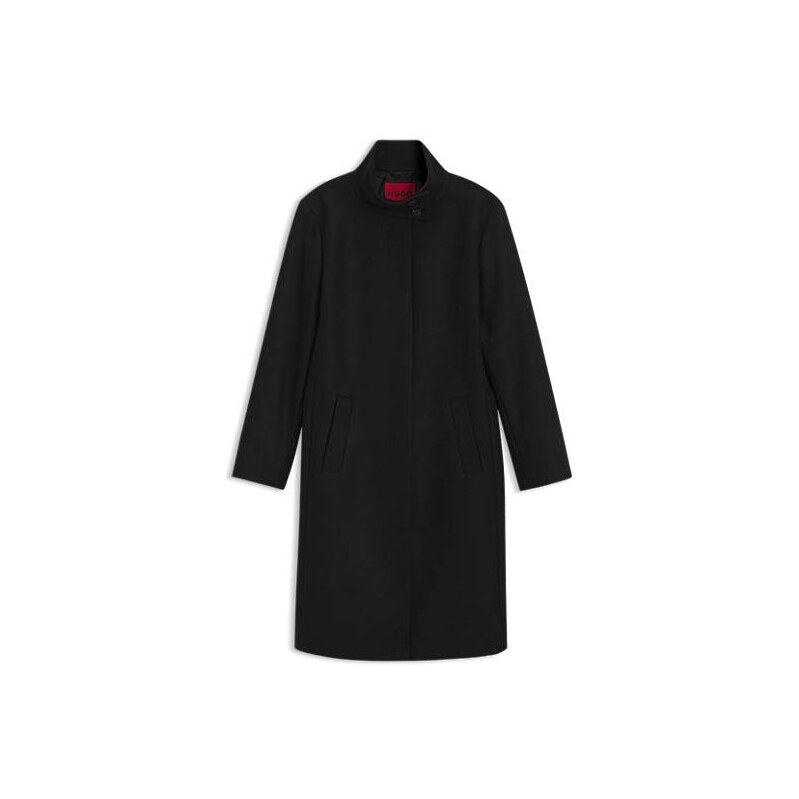 HUGO Regular-fit coat in a wool blend 115592035