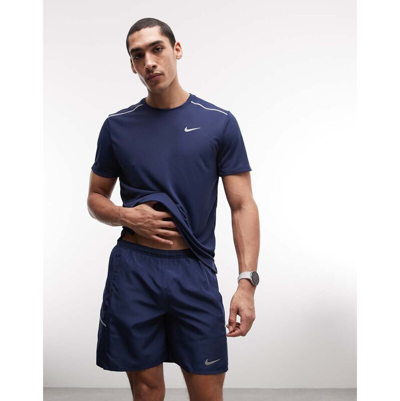 Nike Running Miler Dri-FIT 7inch 2in1 shorts in navy
