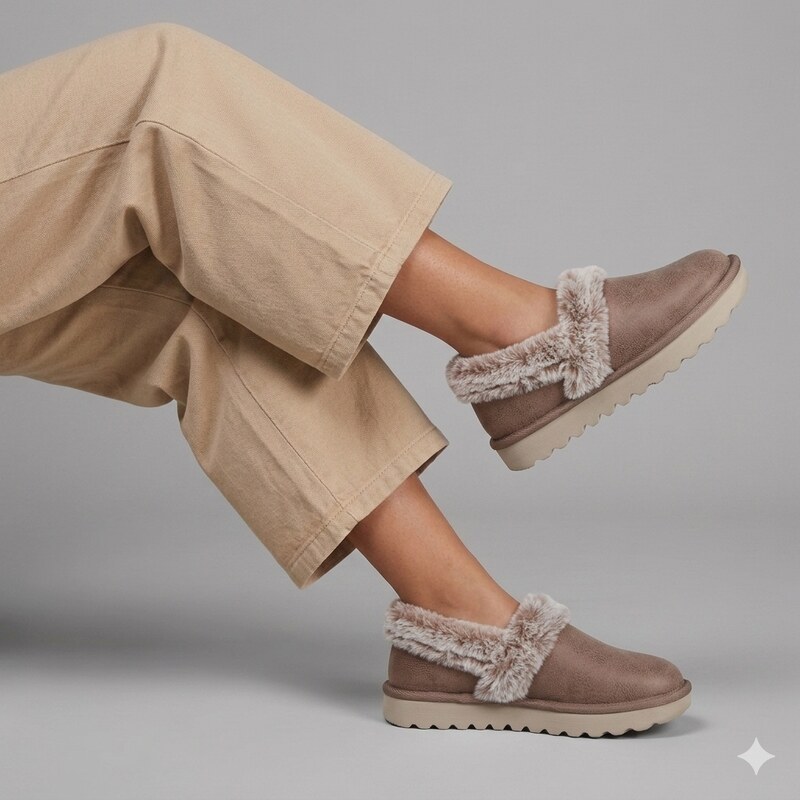 Skechers cozy up TAUPE 109108881
