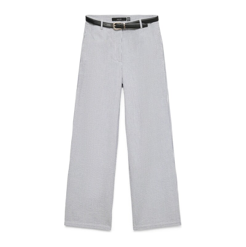 VERO MODA Kalhoty modrá / bílá 115592978