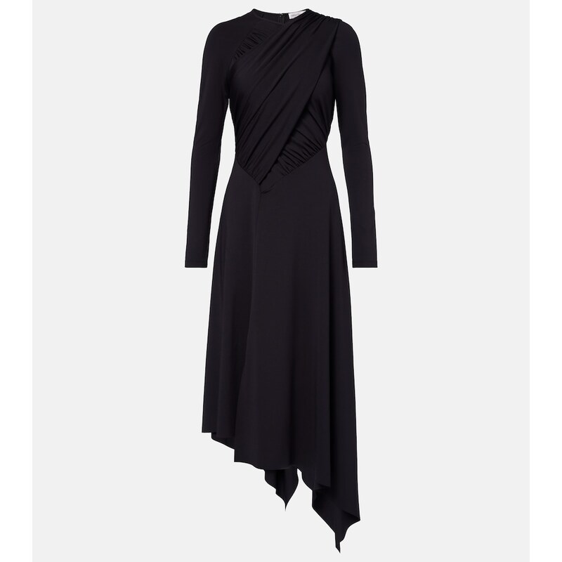 Victoria Beckham Draped jersey wrap dress