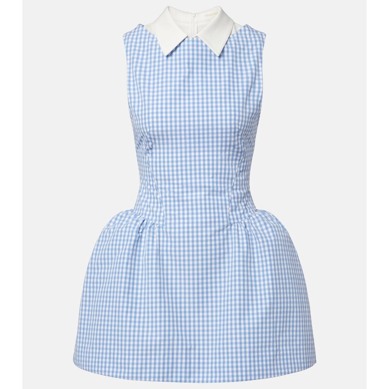 Shushu/Tong Gingham cotton minidress