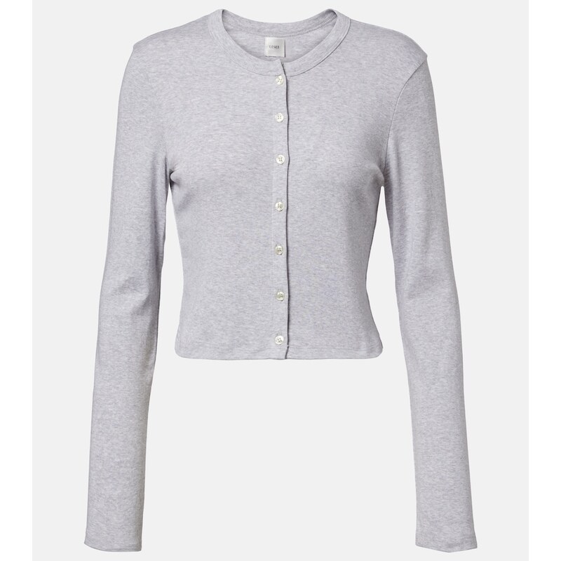 Leset Nando cotton jersey cardigan