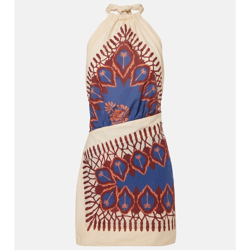 Johanna Ortiz Printed cotton minidress