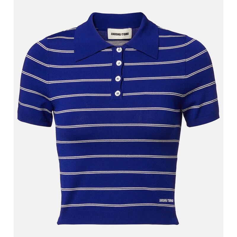 Shushu/Tong Striped polo shirt