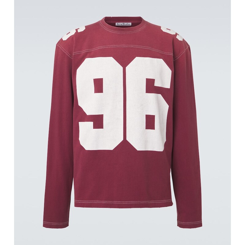 Acne Studios Printed cotton jersey T-shirt