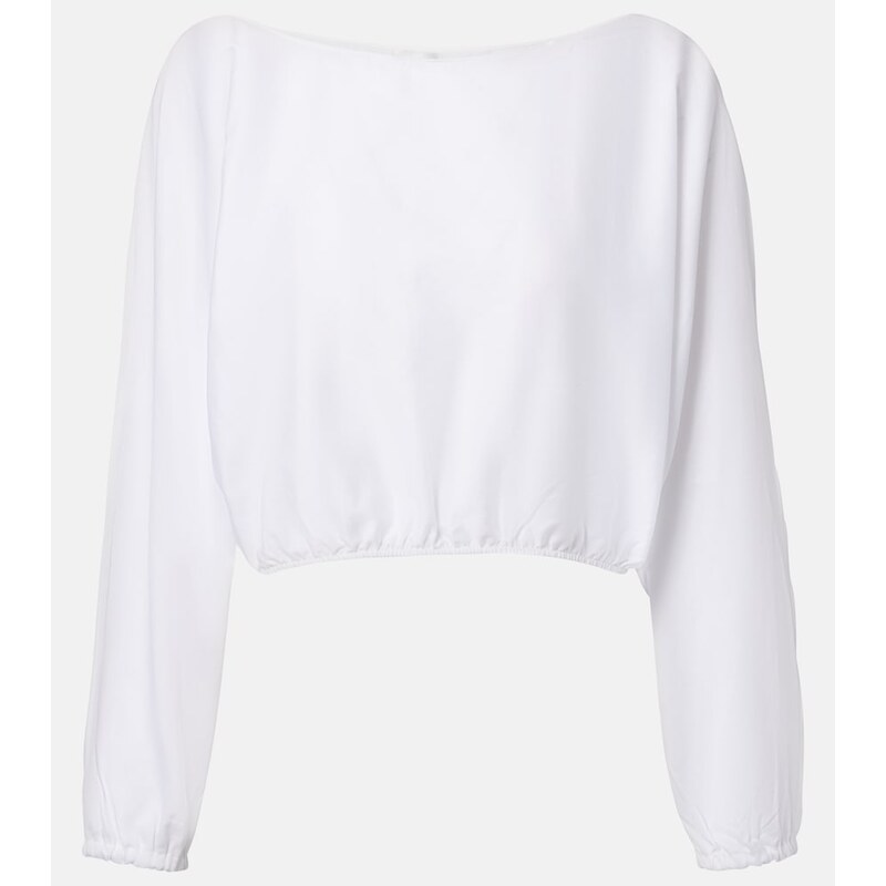 Leset Yoko cotton crop top