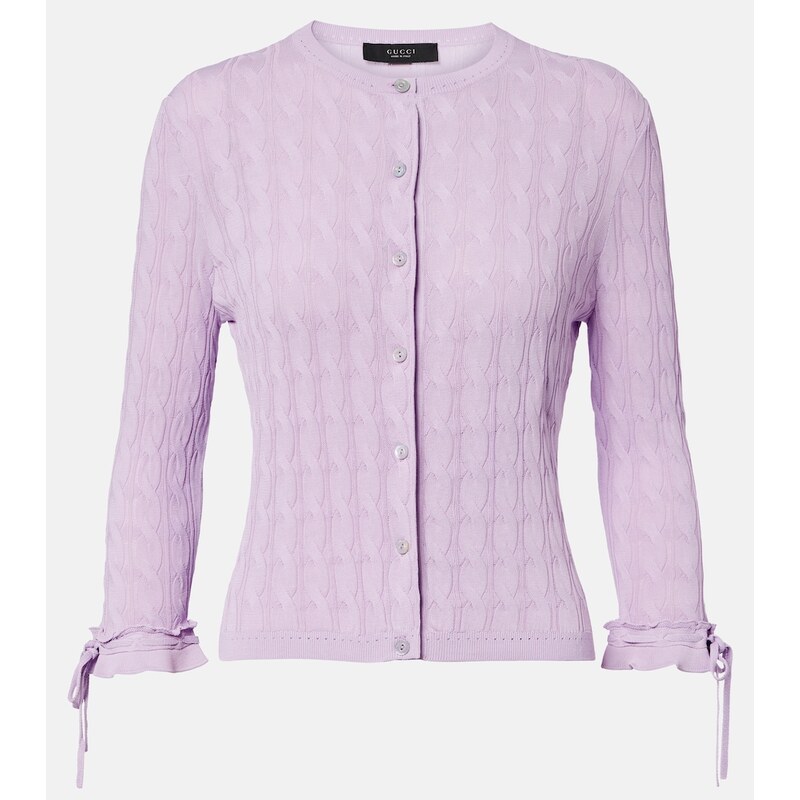 Gucci Cable-knit cardigan