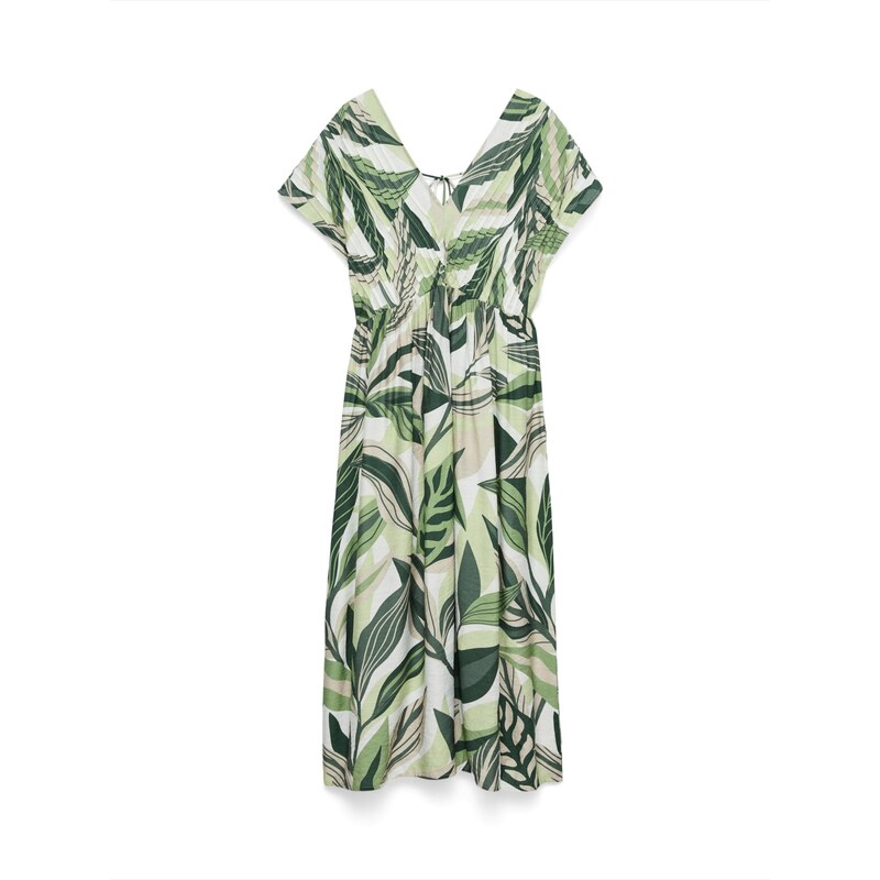 VERO MODA Šaty VMZOEY světle zelená / tmavě zelená / pudrová /