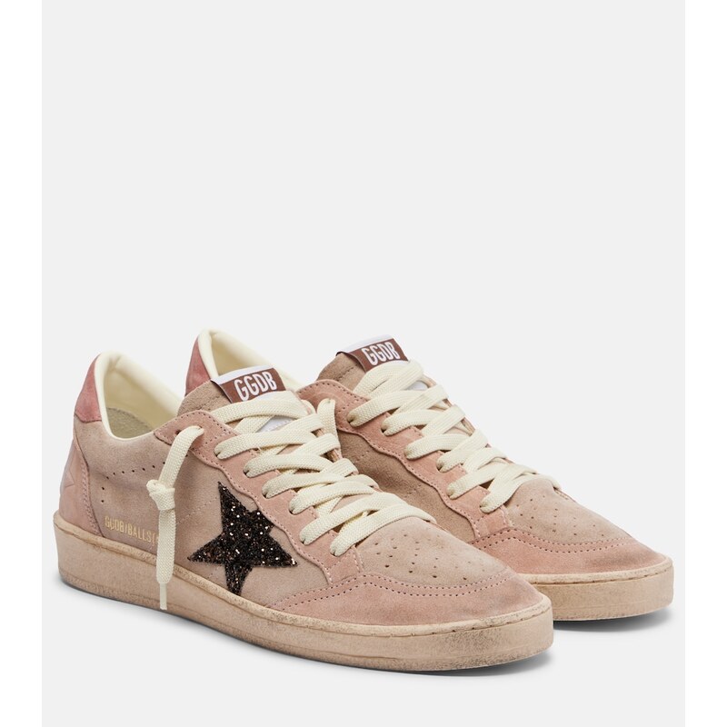 Golden Goose Ball Star glitter suede sneakers