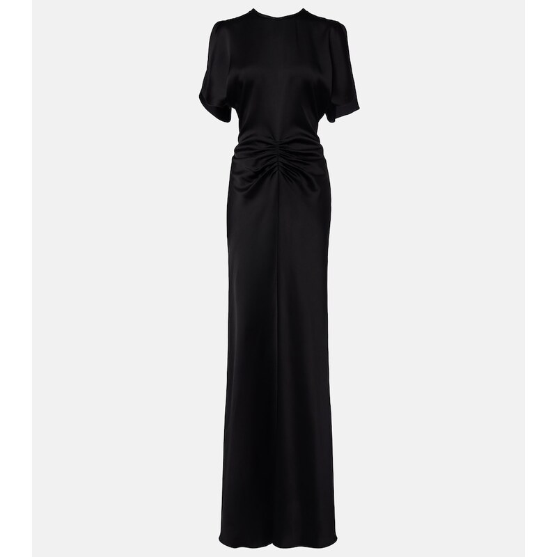 Victoria Beckham Isabella gathered satin gown