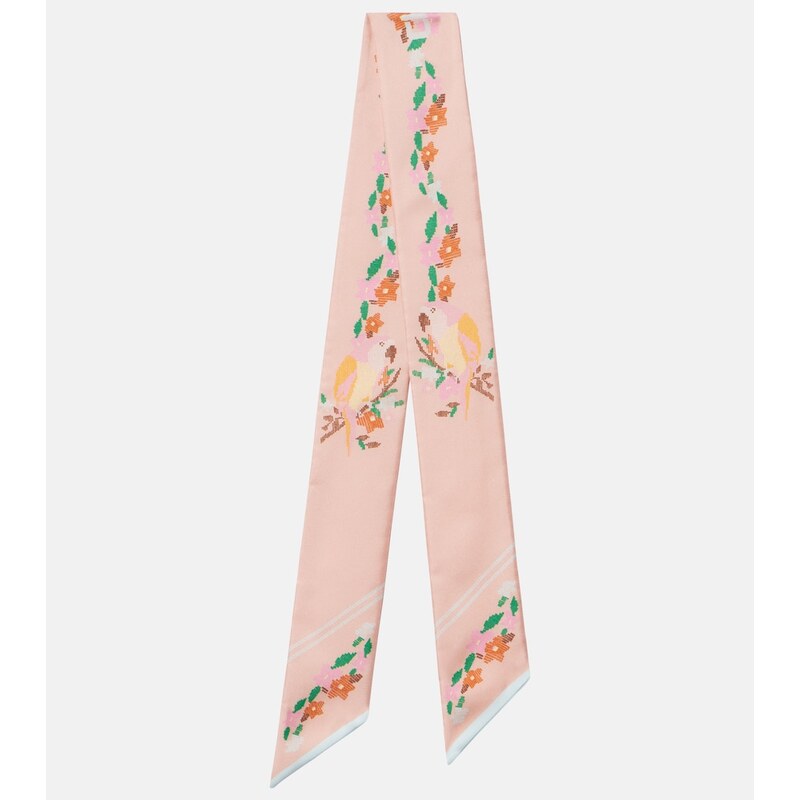 Chloe ChloÃ Printed silk scarf