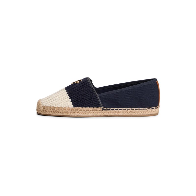TOMMY HILFIGER Espadrilky námořnická modř / přírodní bílá 115593337