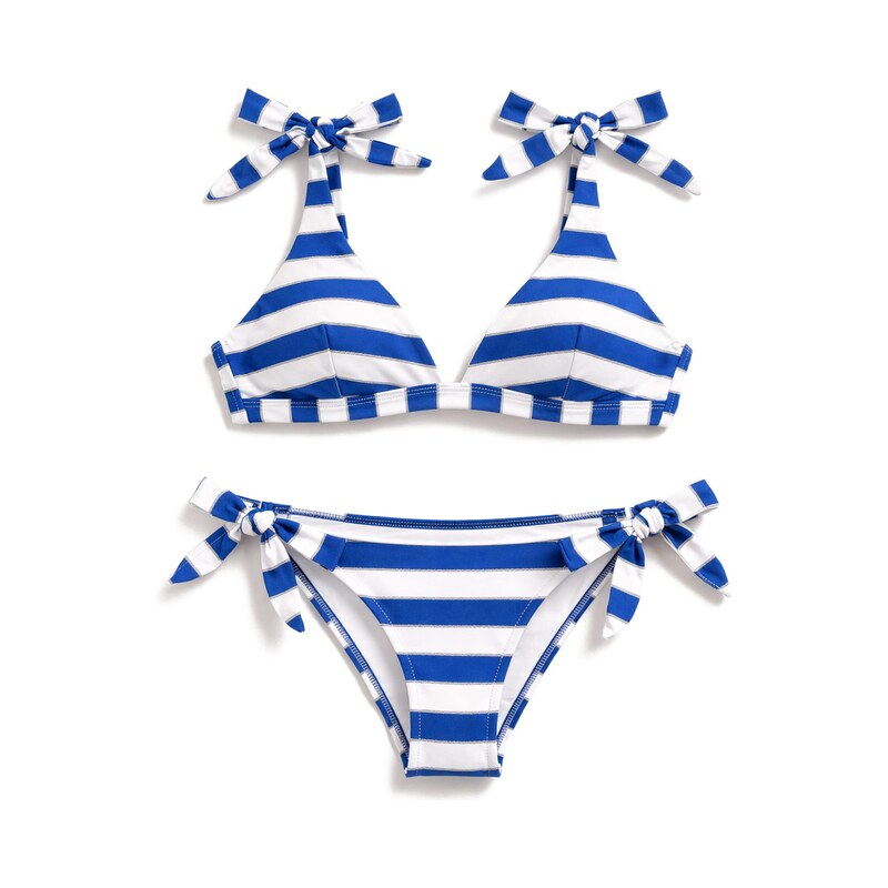Gisela Bikiny modrá / bílá 115593908