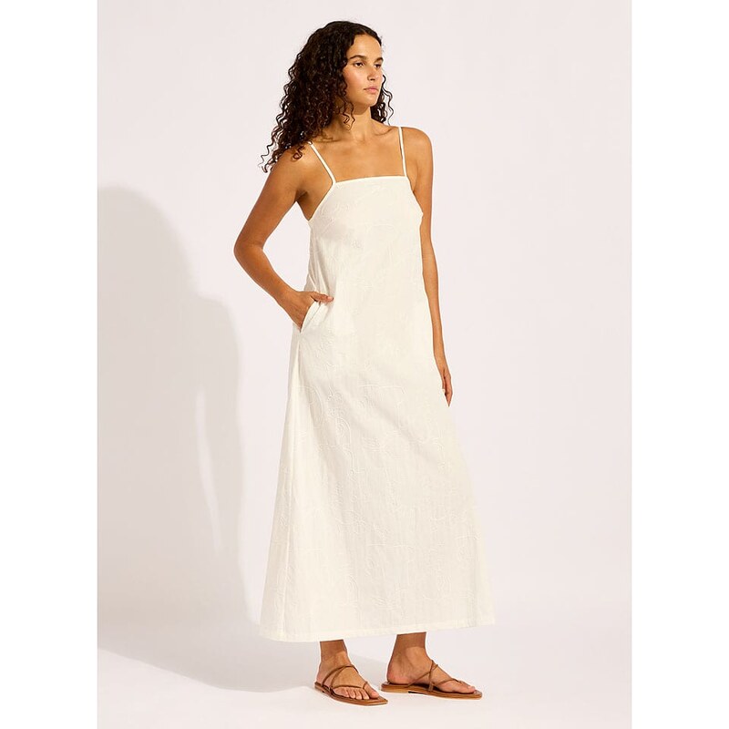 Šaty Seafolly Weiß 6577852