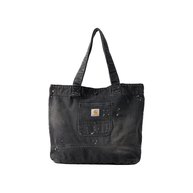 Carhartt WIP Nákupní taška černá džínovina