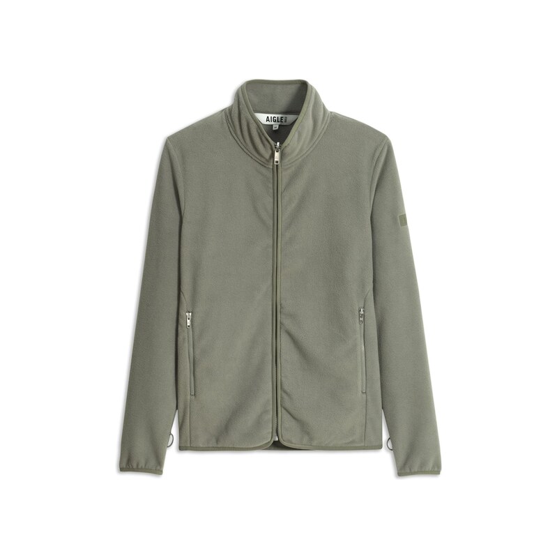AIGLE Fleecová mikina T-Kit khaki 115594218