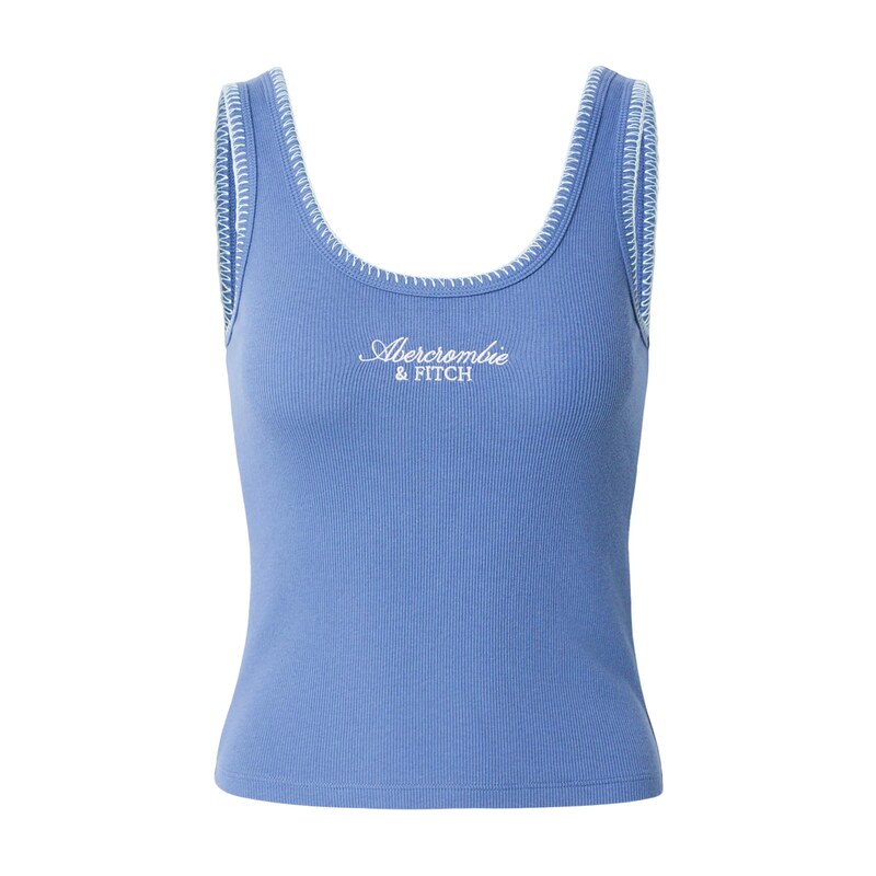 Abercrombie & Fitch Top královská modrá / bílá