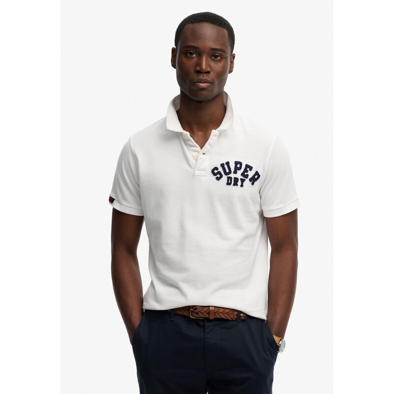 Superdry & Co Tričko marine modrá / bílá
