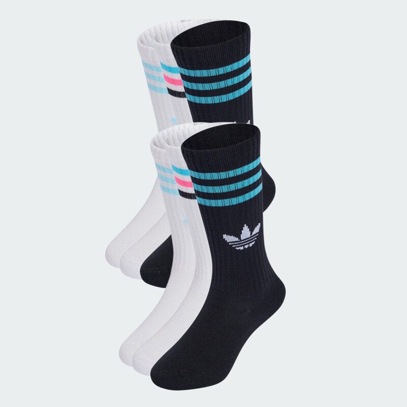 Adidas Ponožky 3-Stripes Crew Kids – 6 párů 115594504
