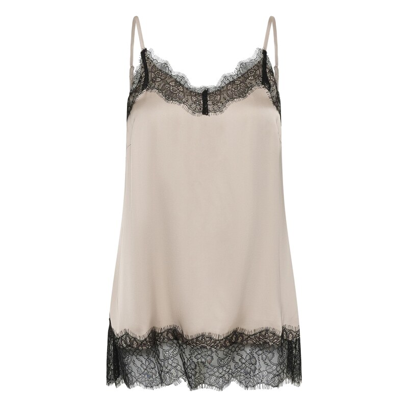 InWear Top IWBalla černá / barva bílé vlny
