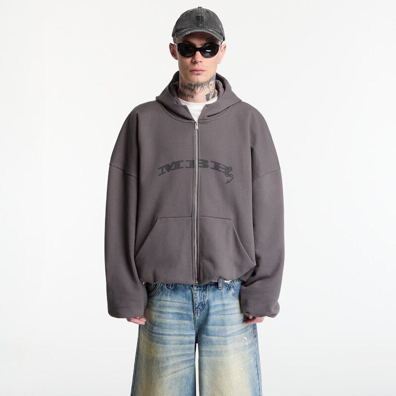 Mikina MISBHV Inflated Mbh Devil Zipped Hoodie UNISEX Washed